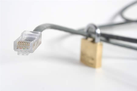 Locked Internet Cable